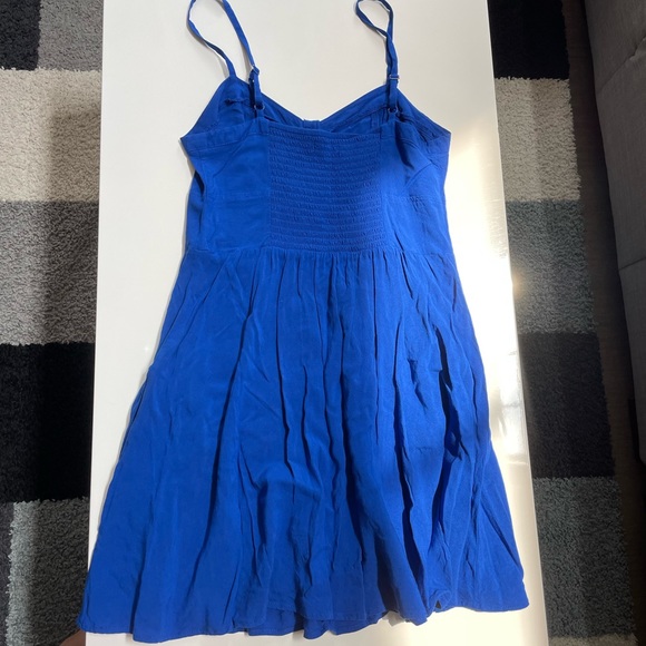 Little Blue Sleeveless Sun Dress from Express Size Small - Picture 4 of 7